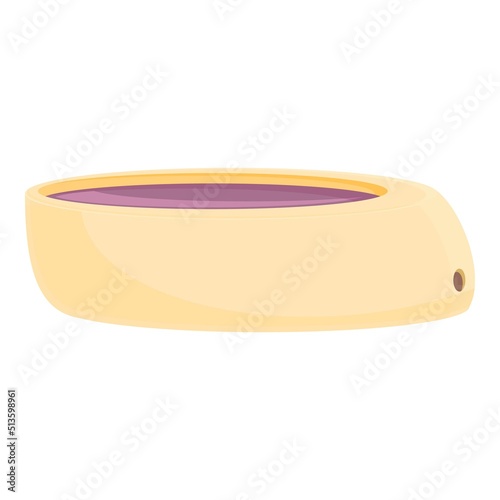 Foot bath device icon cartoon vector. Footcare fire. Spa therapy
