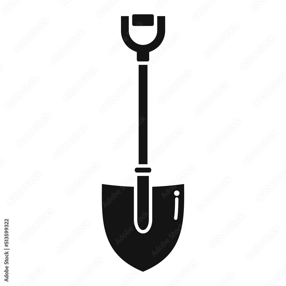 Shovel icon simple vector. Eco farm Shovel icon simple vector. Eco farm