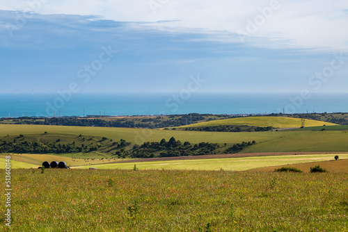 Looking out towards the Sussex coastline from near Devil's Dyke
