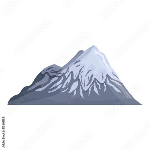 Armenia mountain icon cartoon vector. Country travel. Medieval national