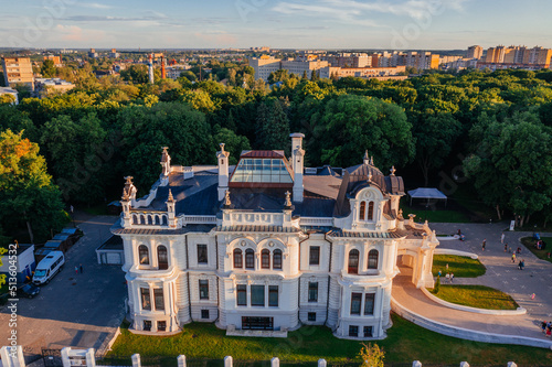 Former Aseev Mansion in Tambov, aerial view