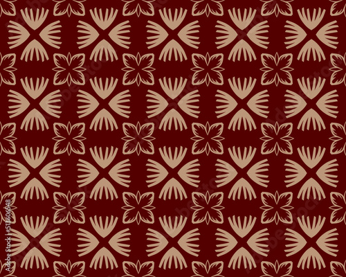 Geometric Seamless Pattern with Tribal Shape. Designed in Ikat, Boho, Aztec, Folk, Motif, Luxury Arabic Style. Ideal for Fabric Garment, Ceramics, Wallpaper. Vector Illustration