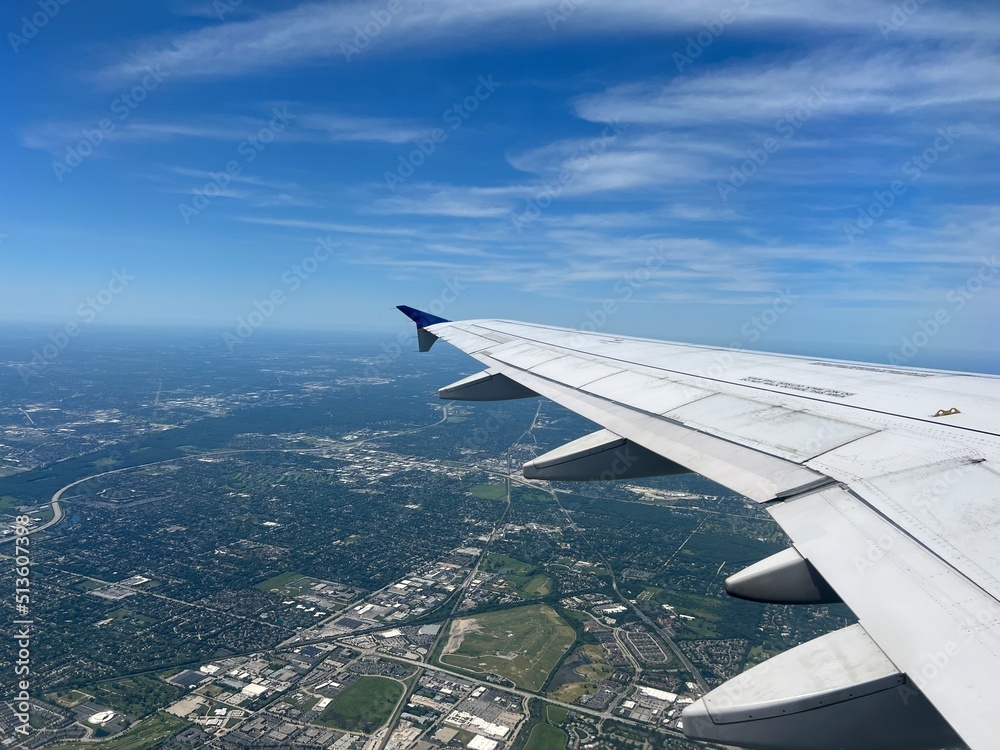view from airplane window view from airplane window
