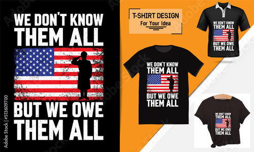 we don't know them all but we owe them all