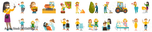 Gardening and beauty procedures.