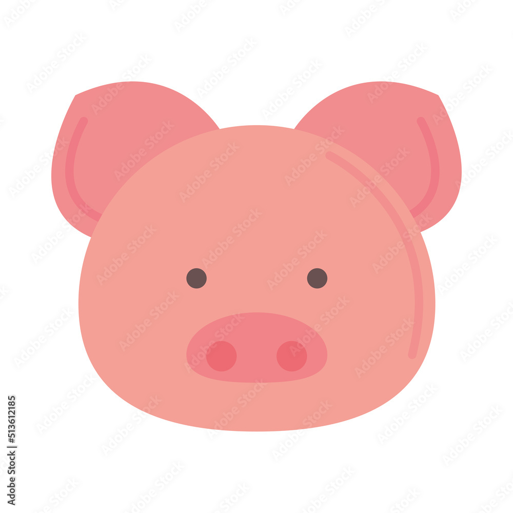 cute pig head cute pig head