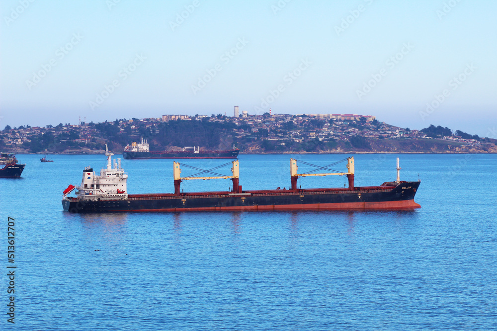 Cargo Ship different lights 