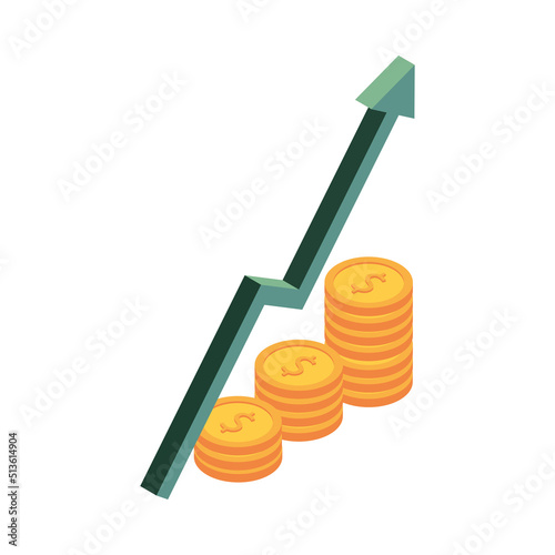 growth coins money