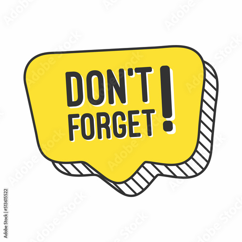 Photography Don't forget speech bubble.