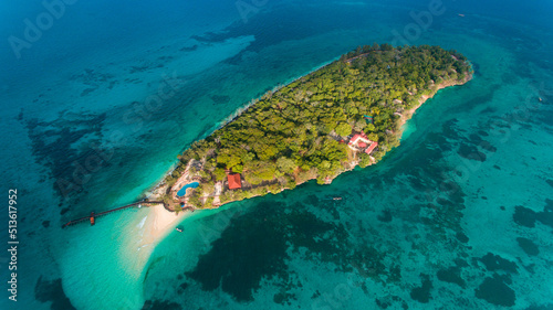 Changuu Island is a small island 5.6 km north-west of Stone Town.