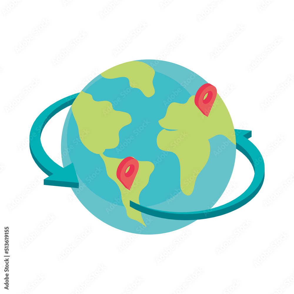 Fototapeta premium worldwide delivery location