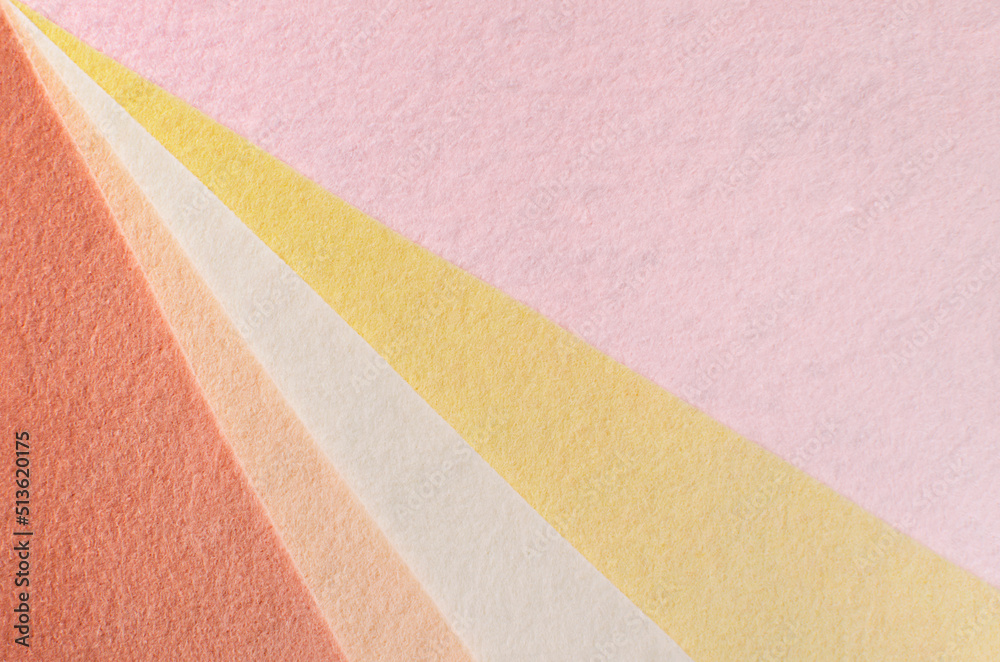 Fototapeta premium Felt background in different colors
