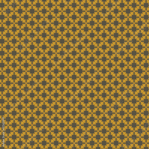 Mustard yellow and dark smokey green seamless background pattern in modern colors design element.
