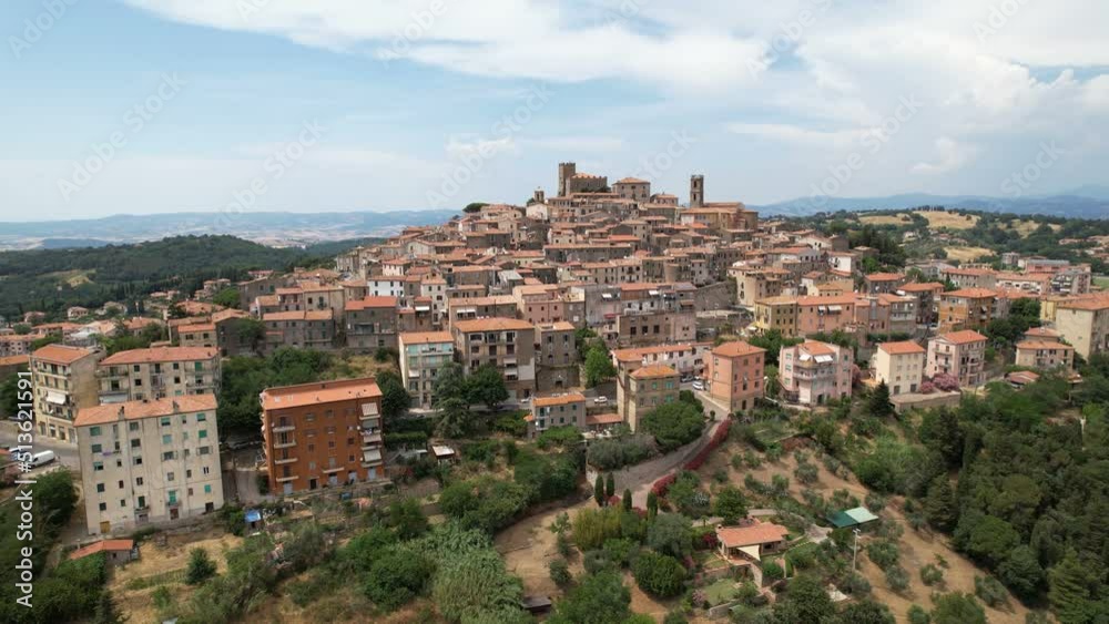 Manciano aerial lateral approach - drone Air 2S Manciano aerial lateral approach - drone Air 2S