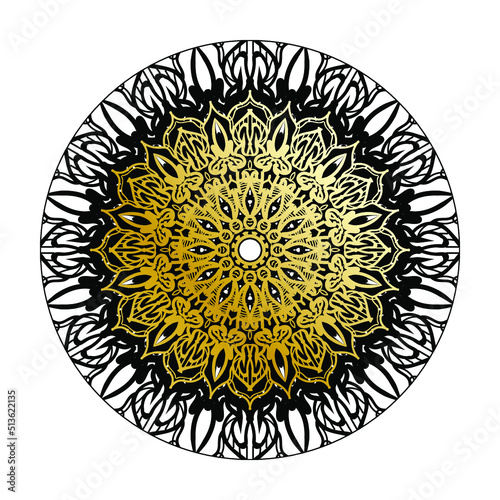 Luxury Ornamental Indian Mandala Design.
