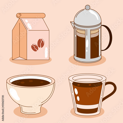 set of coffee