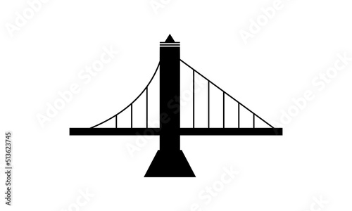 bridge vector silhouette