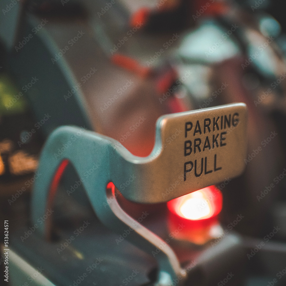 Parking Brake Boeing 737 Stock Photo Adobe Stock