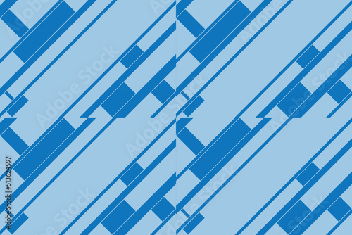 Diagonal of graphic pattern. Design blue stripe on light blue background. Design print for illustration  texture  wallpaper  textile  background.