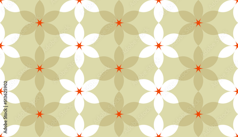 Seamless abstract floral pattern. Vector Illustration.