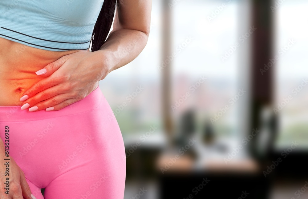 Woman with stomach pain causes of abdominal pain include inflammatory