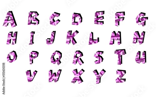 Alphabet set for cards and gifts and kids and kindergarten and stickers and hobbies