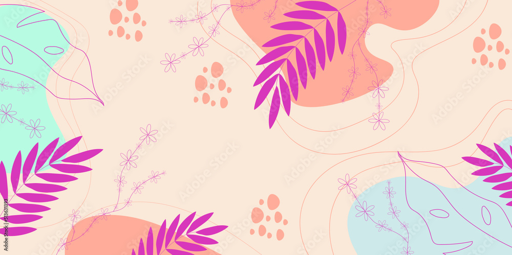 Floral Abastract Nature Background Floral Abastract Nature Background