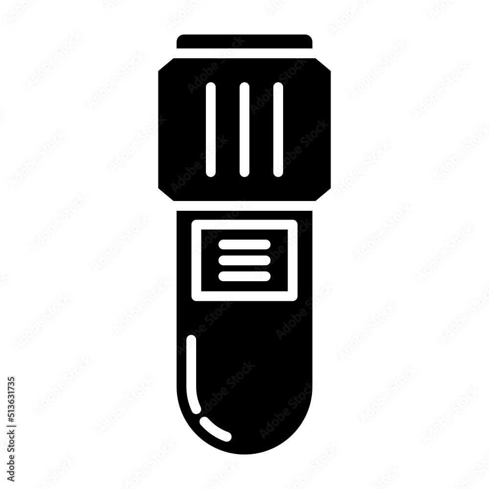test tube icon on transparent background test tube icon on transparent background