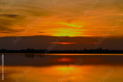 Twilight sky sunset nature background. © Ammak