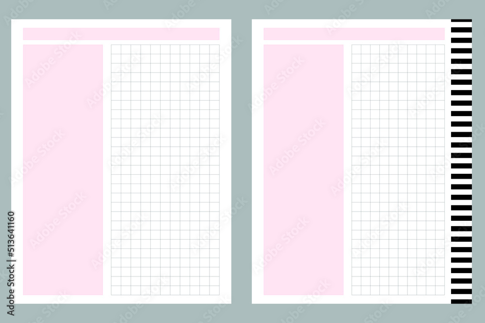 Pink Diary Illustration Pink Diary Illustration