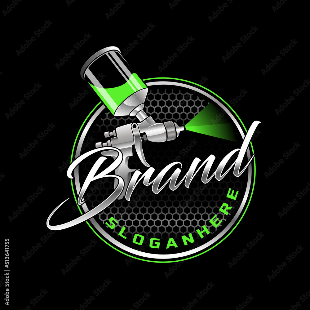 auto paint logo vector illustration Stock-Vektorgrafik | Adobe Stock