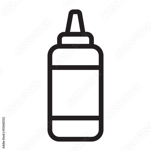 ketchup line icon