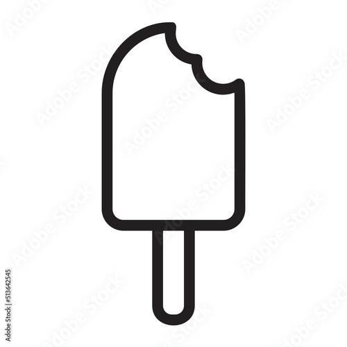popsicle line icon