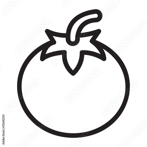 tomato line icon