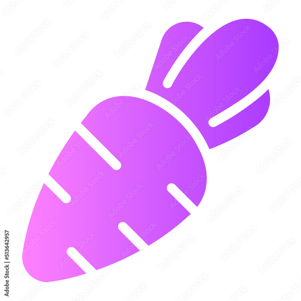 carrot gradient icon carrot gradient icon