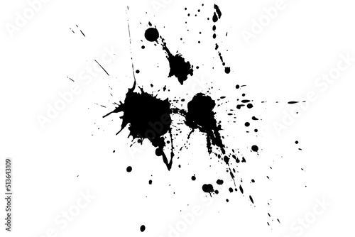 Grunge boots, splatter. Paint splash.