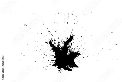 Grunge boots, splatter. Paint splash.