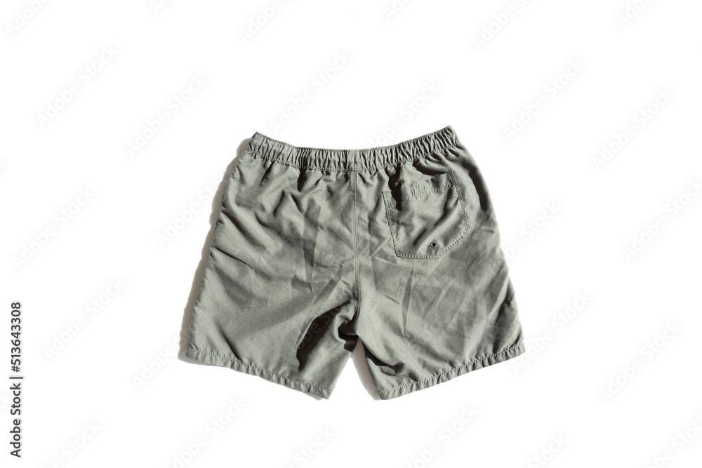 MEN Nylon Shorts isolated on white background. MEN Nylon Shorts isolated on white background.