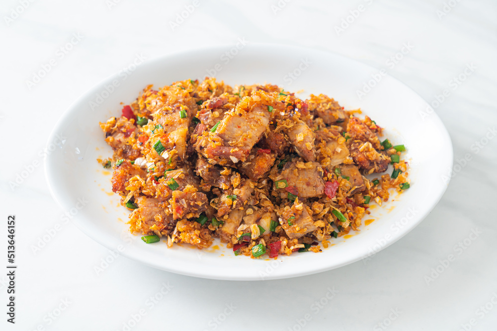 roasted crispy belly pork with salt and chili roasted crispy belly pork with salt and chili