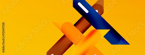 Background overlapping lines. Dynamic lines abstract wallpaper. Straight lines composition vector illustration for wallpaper banner background or landing page