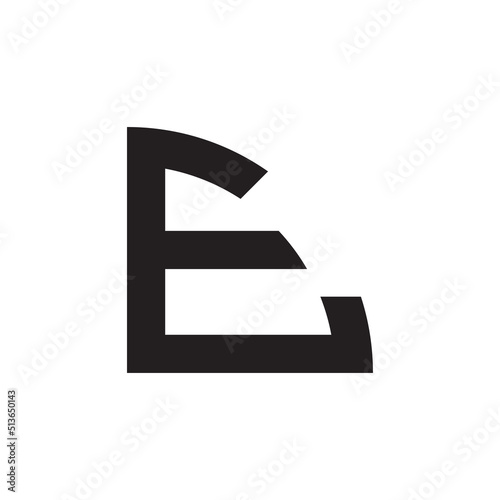 initial letter e quarter circle logo Free Download initial letter e quarter circle logo - GFXLoad