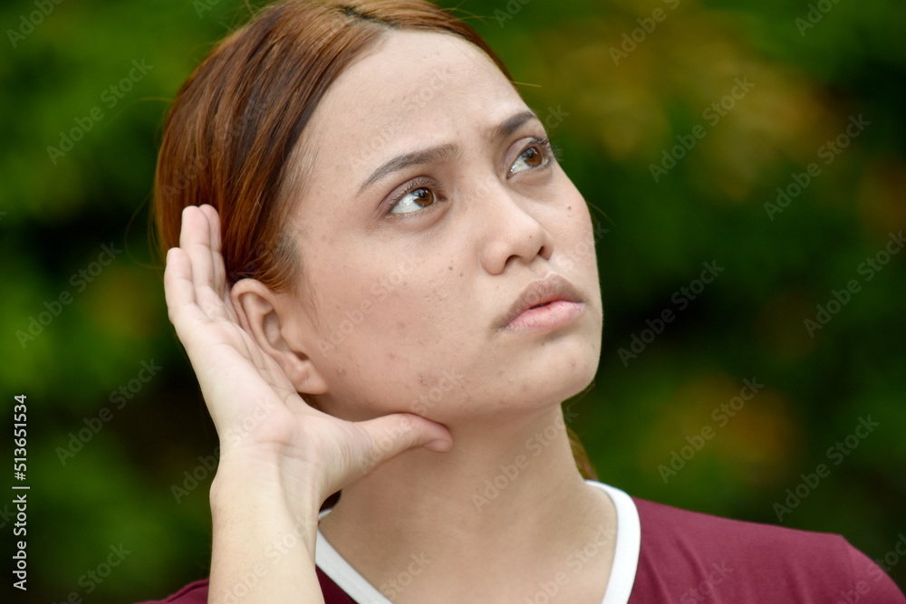 A Youthful Minority Female Hearing