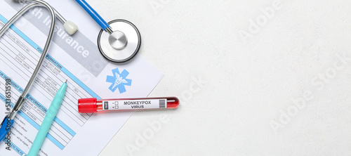 Monkeypox virus sample, hea...