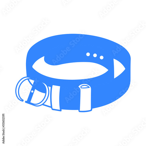Accessories or leather belt icon