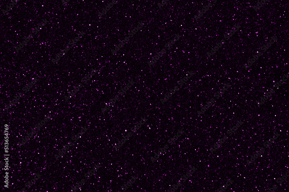 Purple glitter illustration background. Galaxy space background.	
