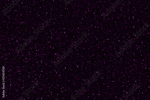 Purple glitter illustration background. Galaxy space background. 