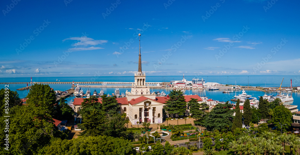 Sochi Marine Passenger Port In Sochi City
