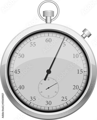 Retro stopwatch clipart design illustration