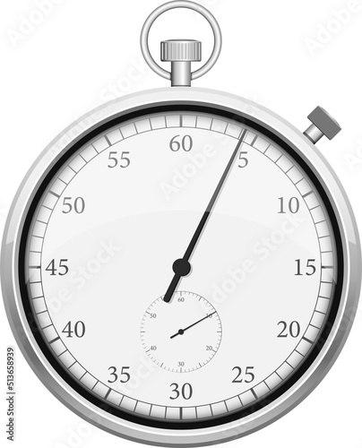 Retro stopwatch clipart design illustration