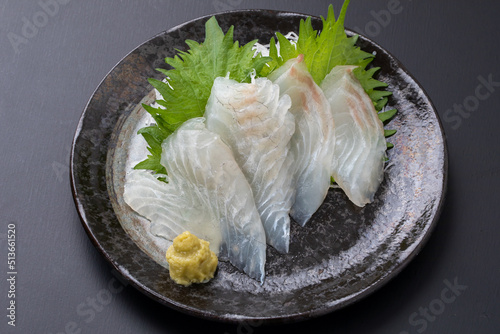 鯛の刺身 sashimi 